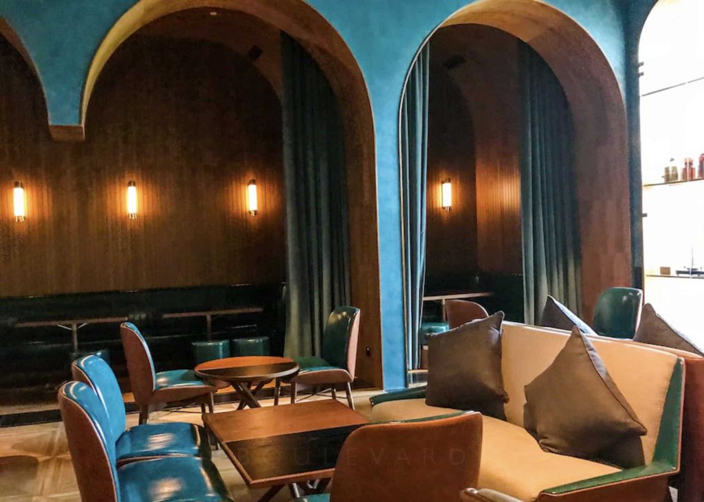 A corner to lounge in at Origin Bar in the Shangri-La