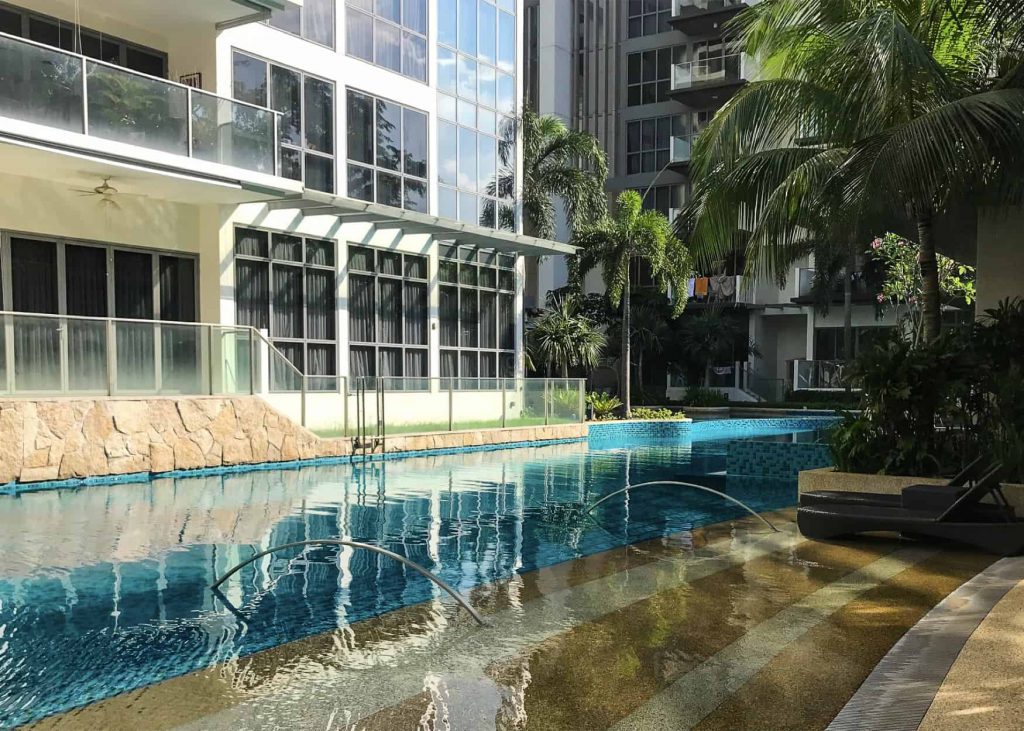 The Shore condo swimming pool
