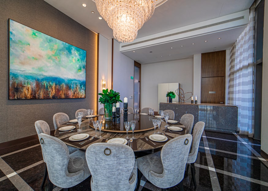 Wallich Residence gourmet dining room