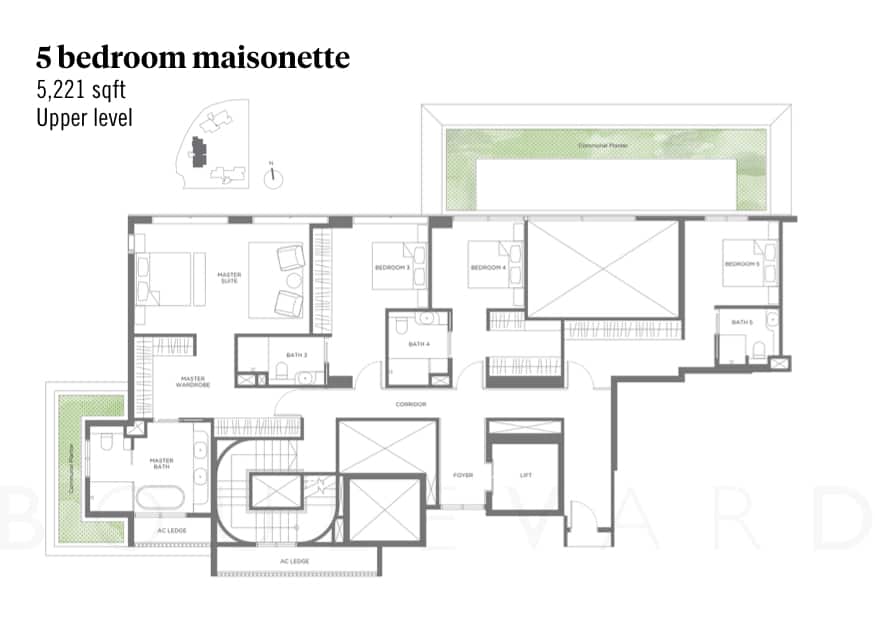 15 Holland Hill floorplan maisonette