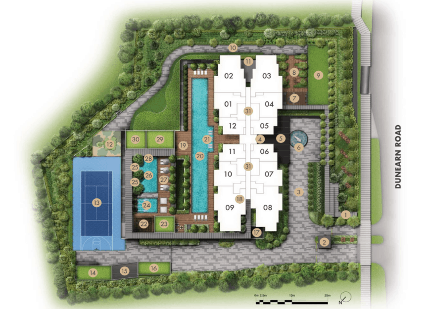 Pullman Residences site plan