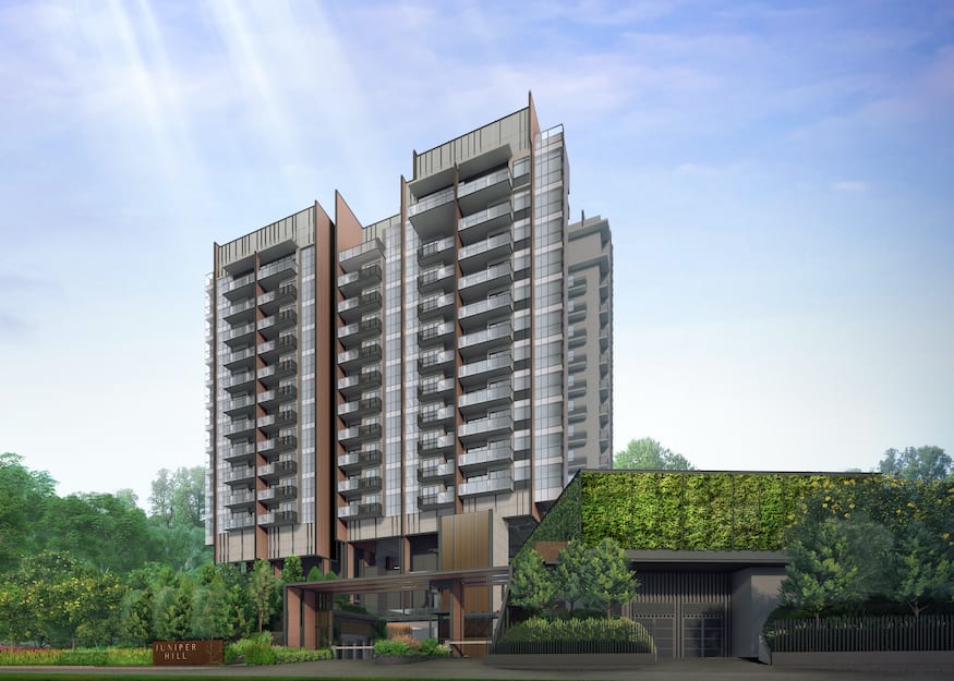 Juniper Hill condo 3 bedroom plus study apartment for sale Boulevard