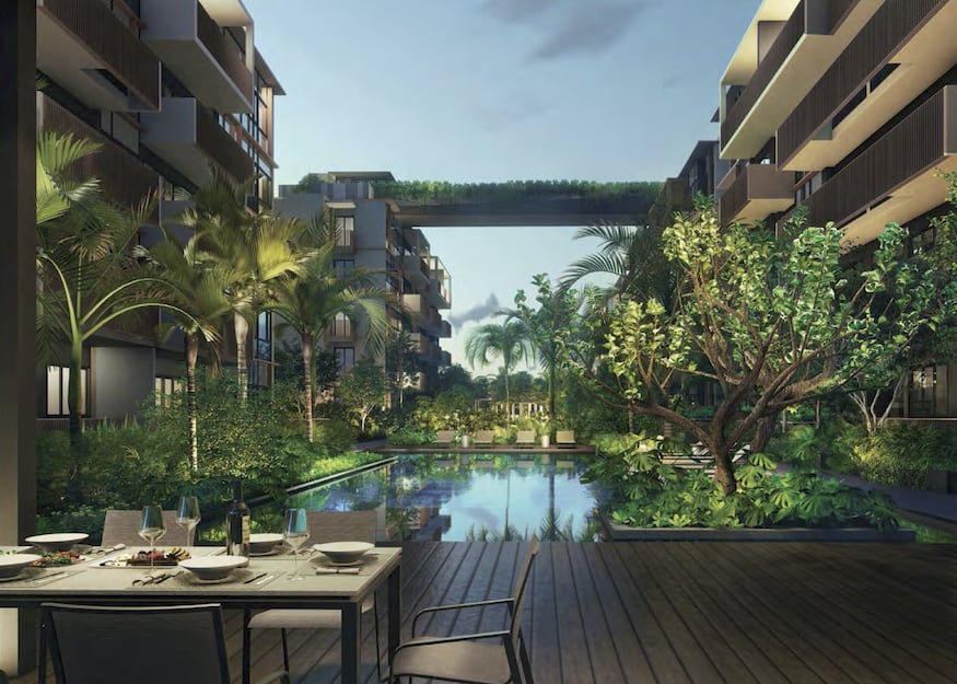 Royalgreen condo facilities pool terrace