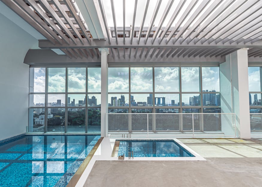 Alba penthouse rooftop pool
