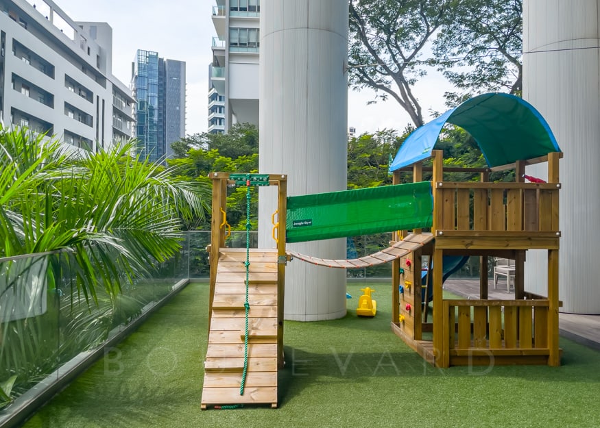 Skyline at Orchard Boulevard playground