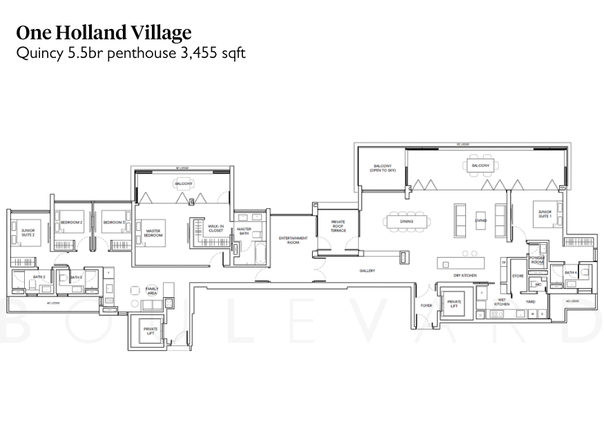 One Holland Village Residences floorplan