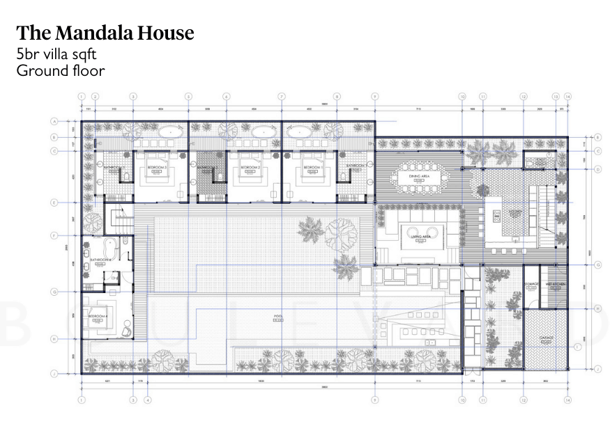 Mandala House Canggu floorplan