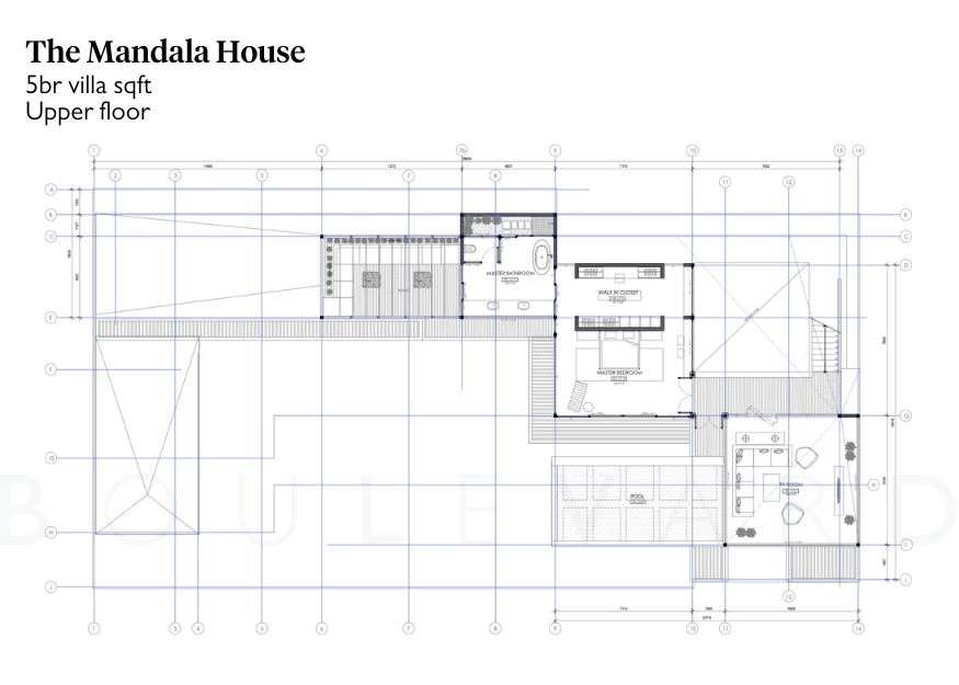 Mandala House Canggu floorplan