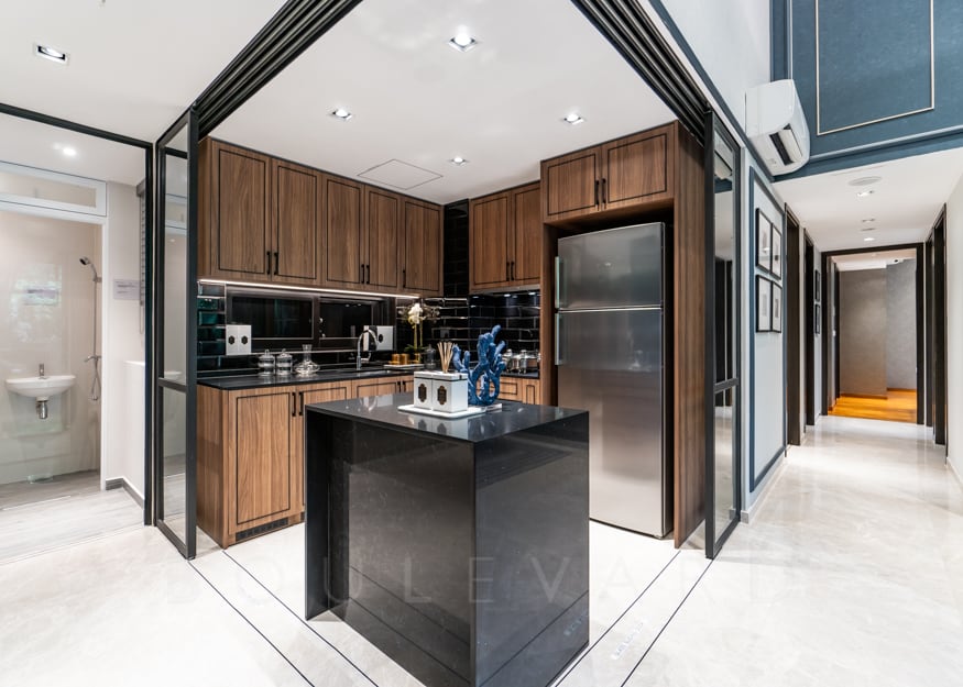 Mayfair Modern apartment kitchen