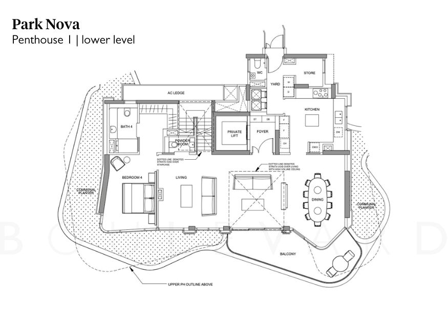 Park Nova floorplan penthouse