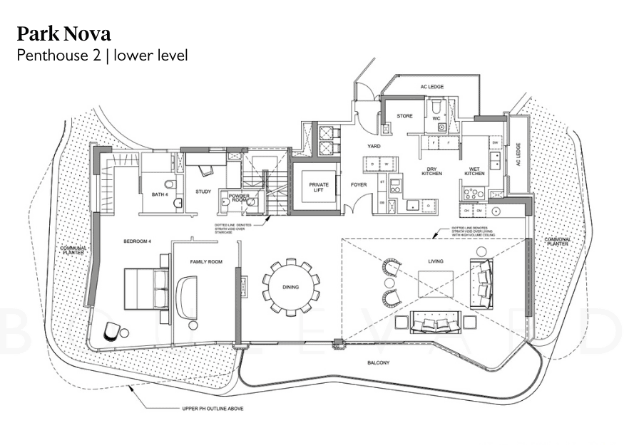 Park Nova floorplan penthouse