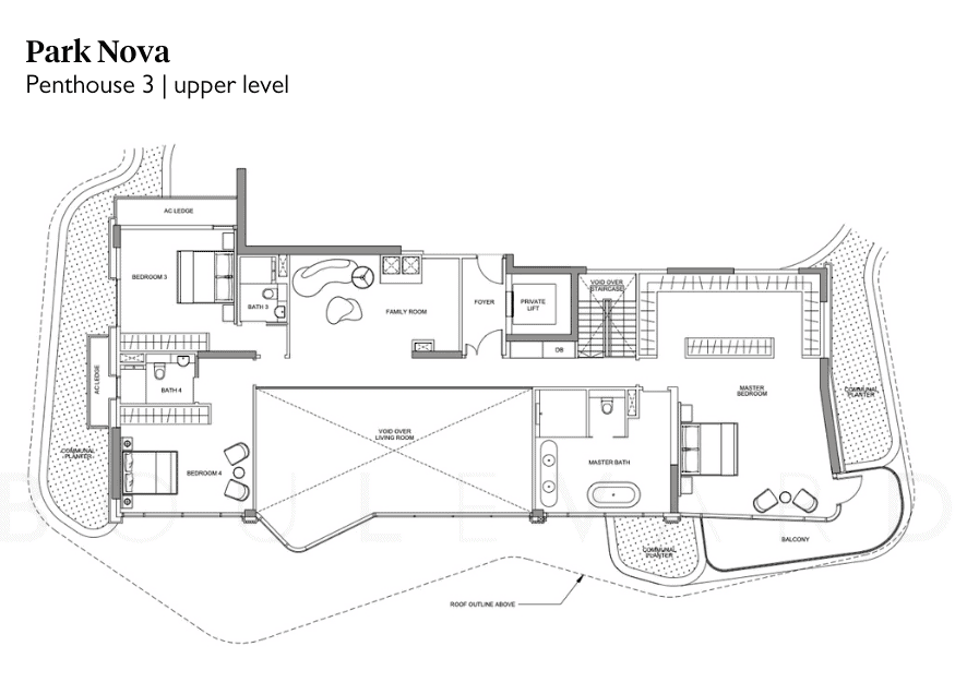 Park Nova floorplan penthouse