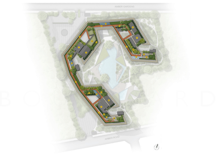 Amber Park siteplan