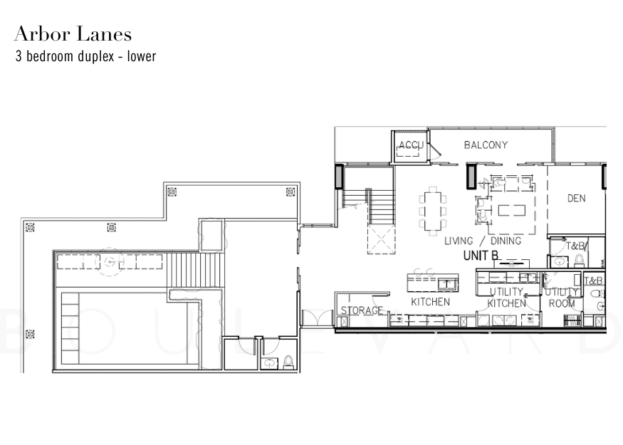 Arbor Lanes 3bedroom duplex lower