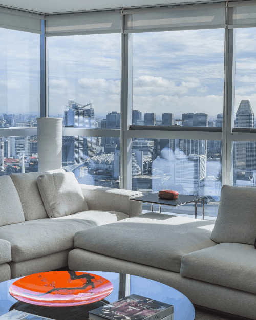 Marina Bay Residences penthouse living