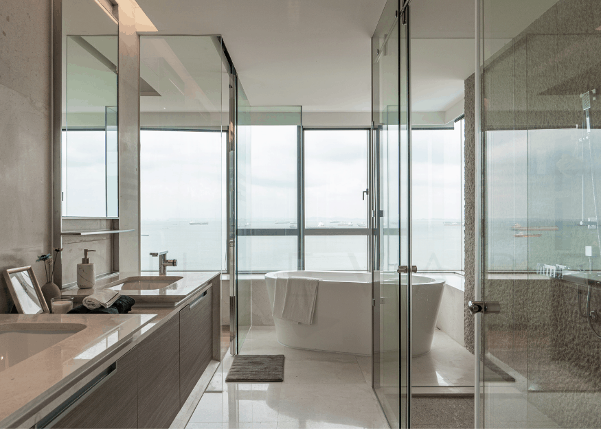 Silversea penthouse bathroom
