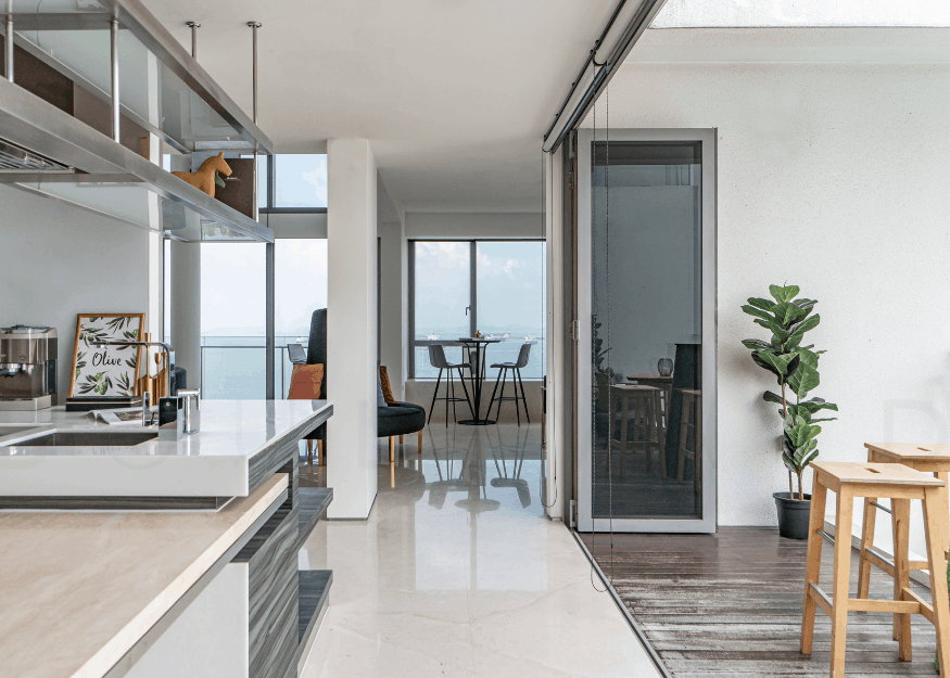 Silversea penthouse kitchen