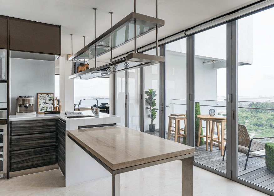 Silversea penthouse kitchen