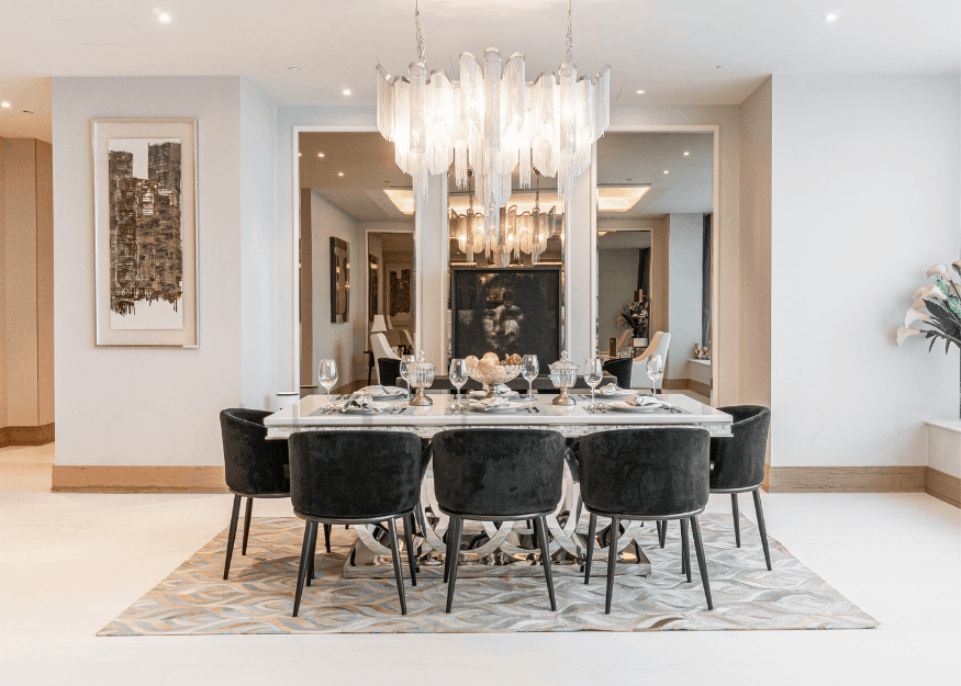 Ritz Carlton Residences 3 bedroom dining