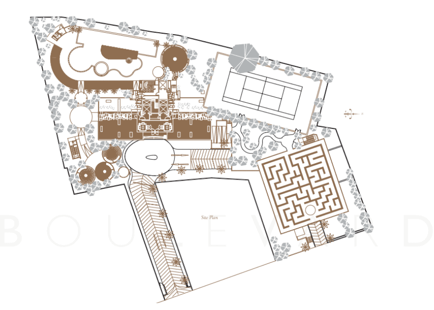 Ritz Carlton Residences site plan