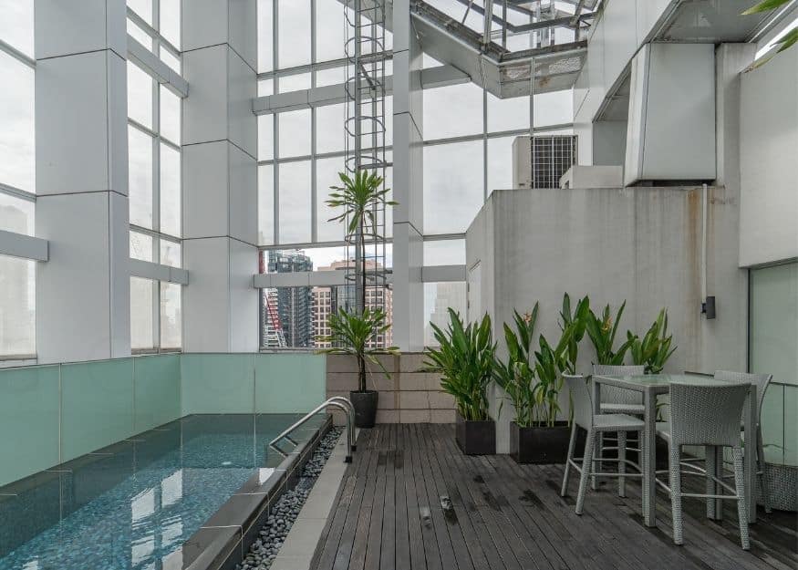 St Regis Residences penthouse pool