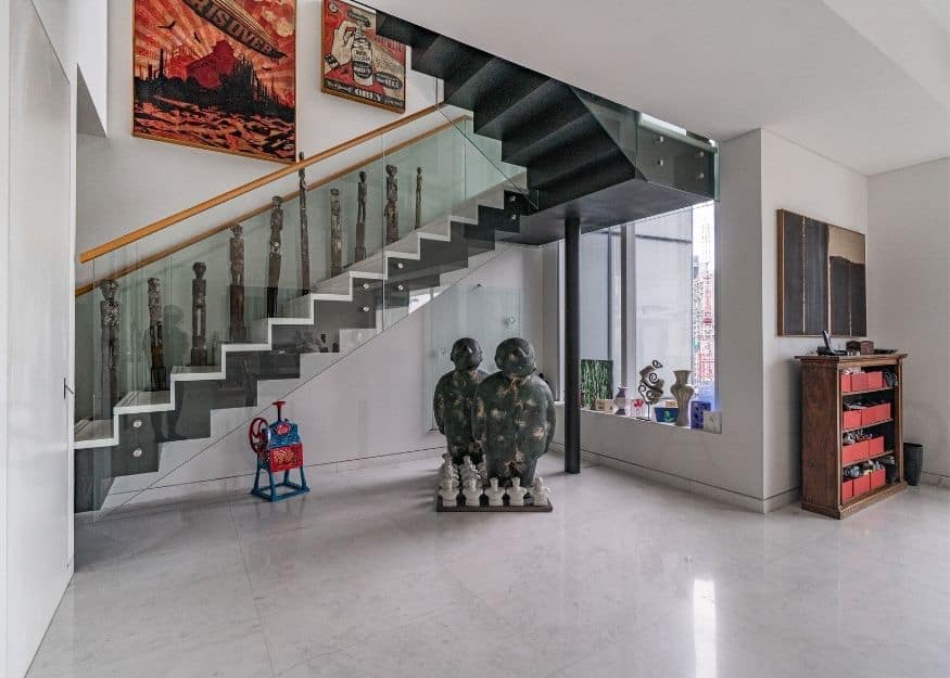 St Regis Residences penthouse staircase