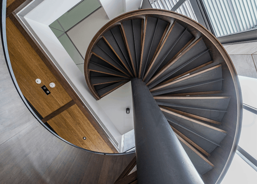 Nassim Park Residences penthouse stairwell