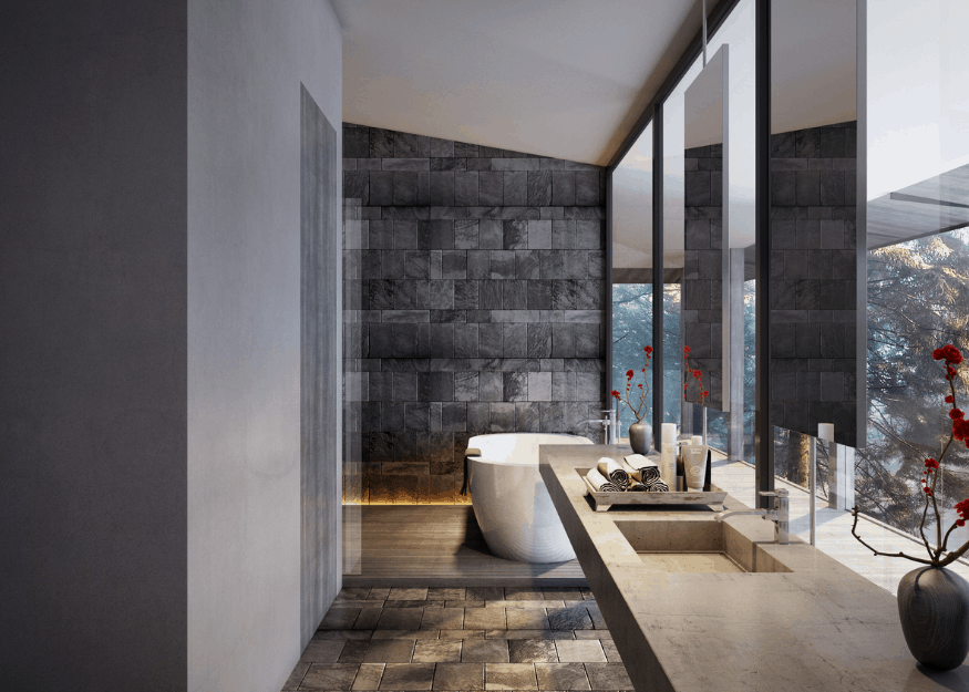 Pavilions Niseko Ginto master bathroom