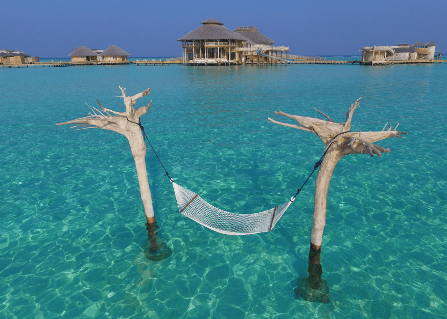 Soneva Jani Maldives water hammock