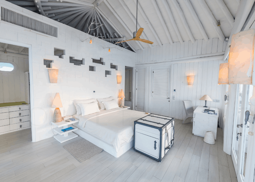 Soneva Jani villa for sale bedroom