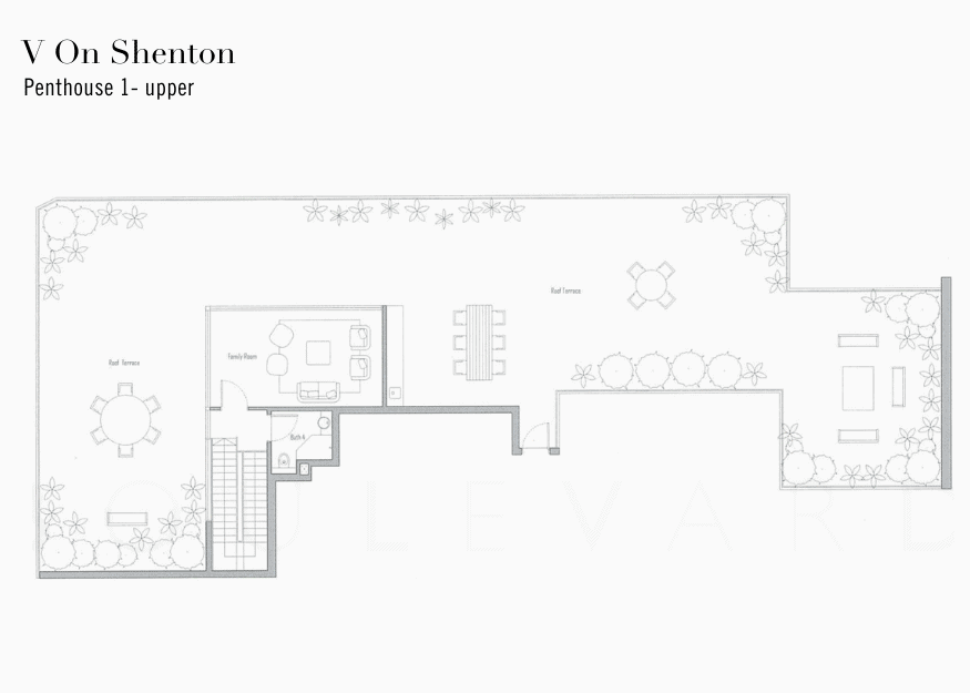 V on Shenton penthouse 1 upper floorplan