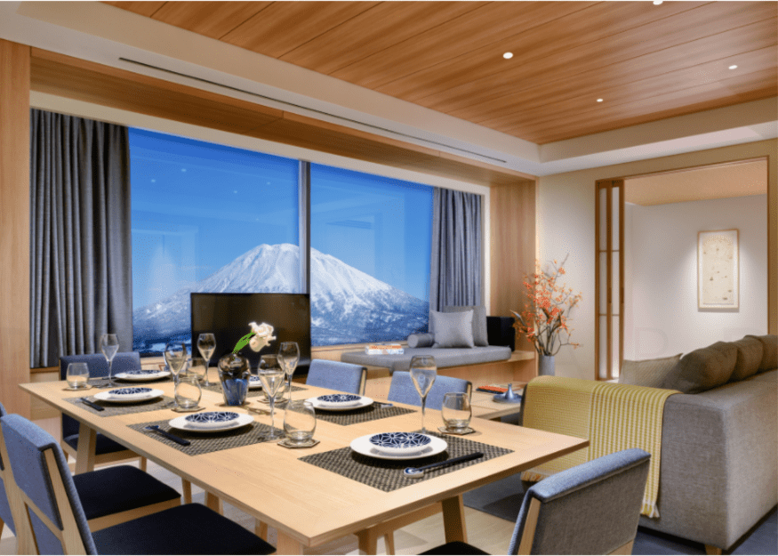 Setsu Niseko condo 2br dining