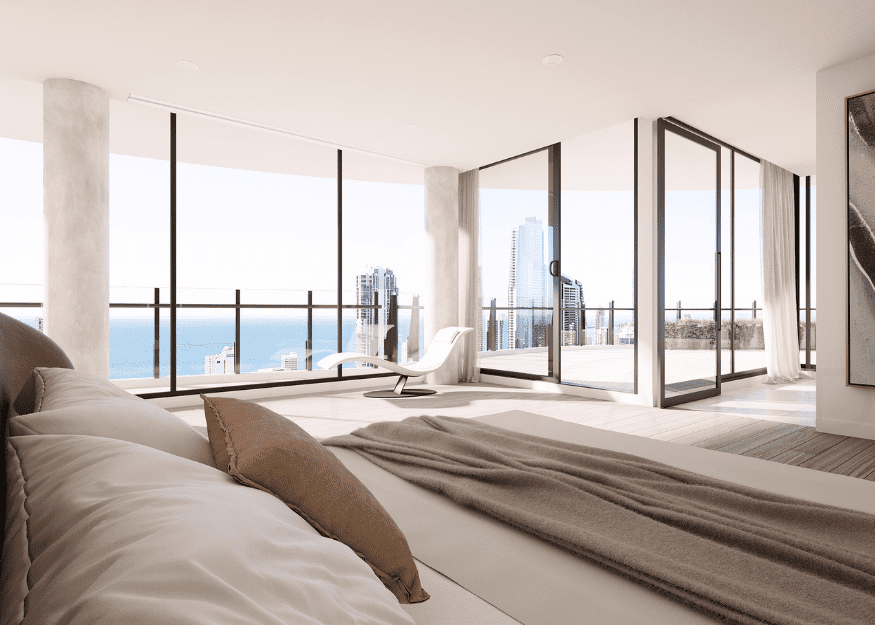 Chevron One Residences Gold Coast bedroom