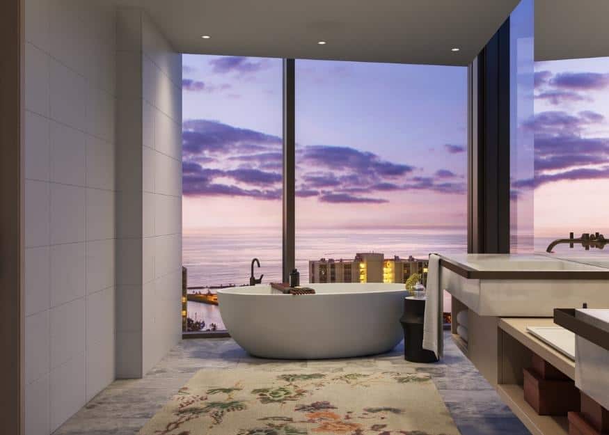 Mandarin Oriental Residences Honolulu bathroom