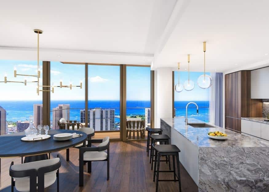 Mandarin Oriental Residences Honolulu dining