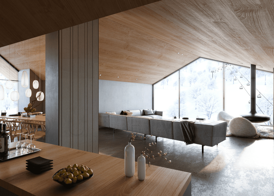 Matie Niseko 4br penthouse living