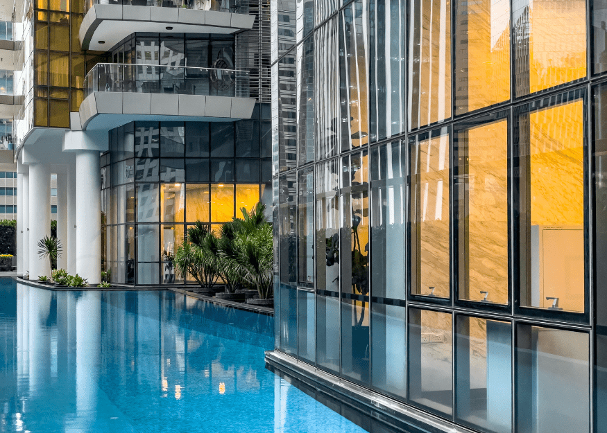 One Shenton condo pool