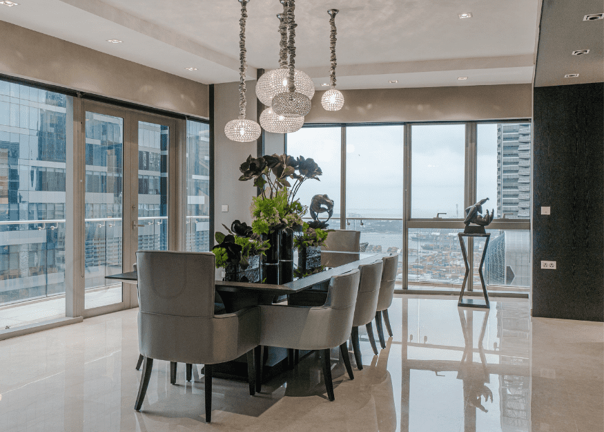 One Shenton penthouse dining