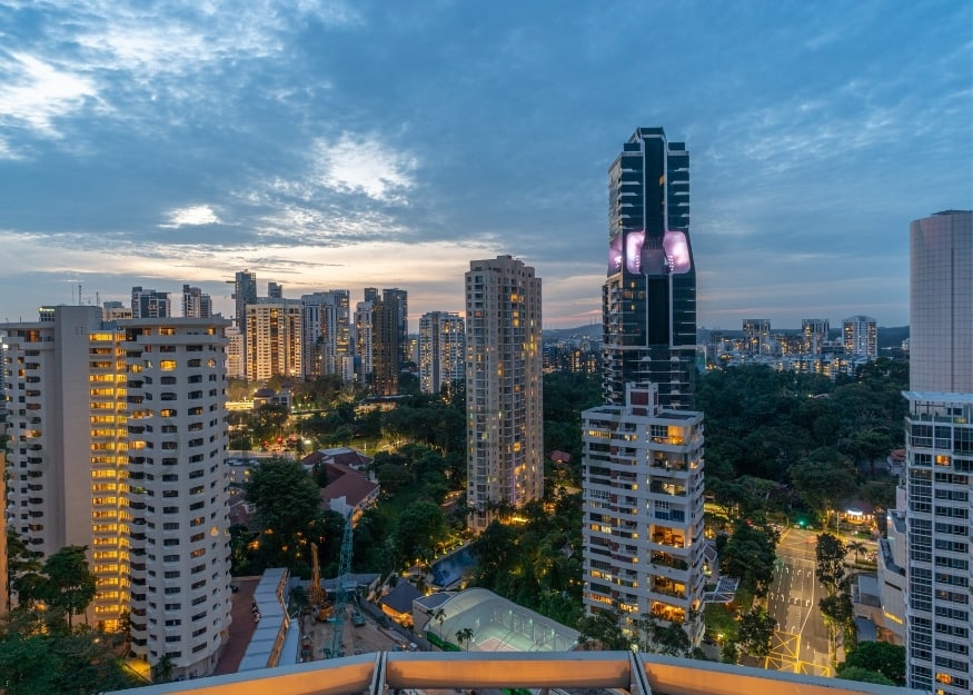 The Edge on Cairnhill penthouse exterior view