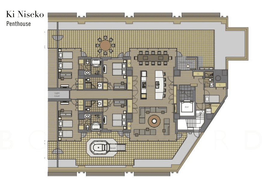 Ki Niseko floorplan penthouse