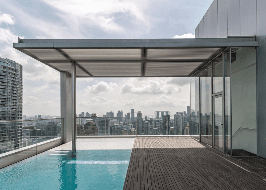Skyline at Orchard Boulevard penthouse pool