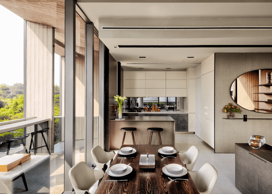 Cluny Park Residences penthouse dining