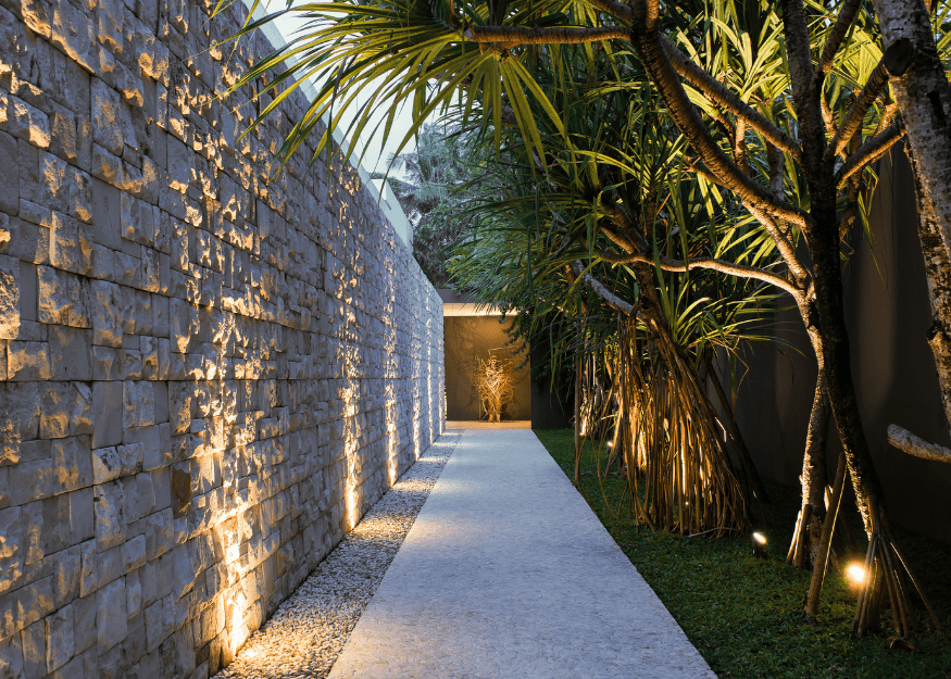 Mandala View villa Borobudur pathway
