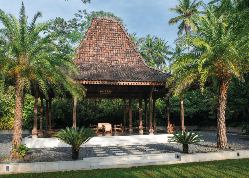Mandala View villa Borobudur pavilion