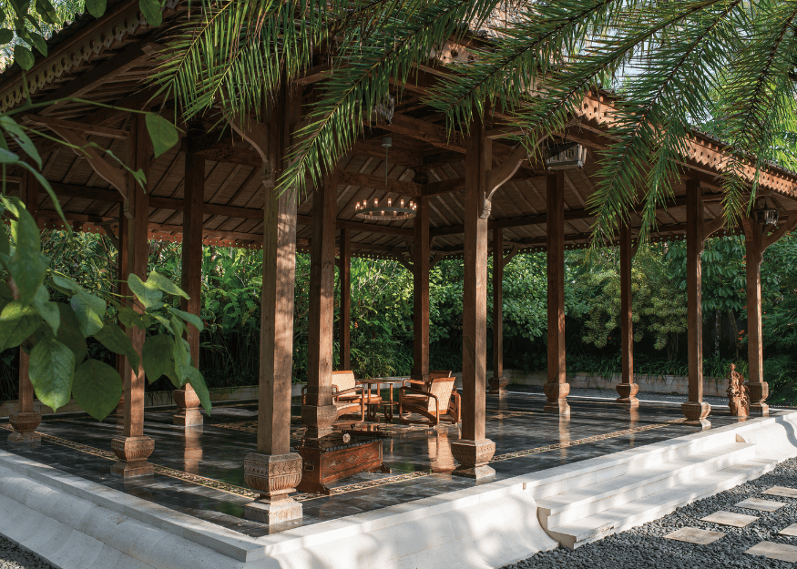 Mandala View villa Borobudur pavilion