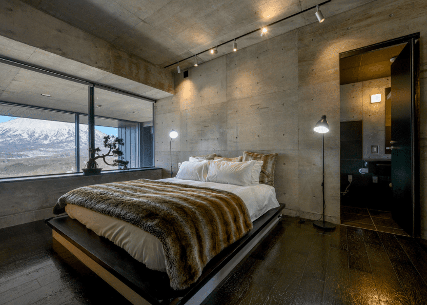 Suiboku Loft penthouse bedroom