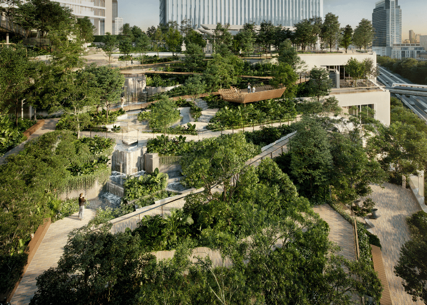 Dusit Residences AIs roof park