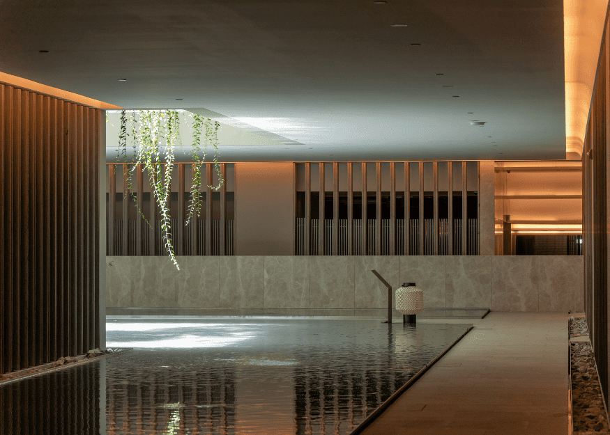 Meyer House water courtyard