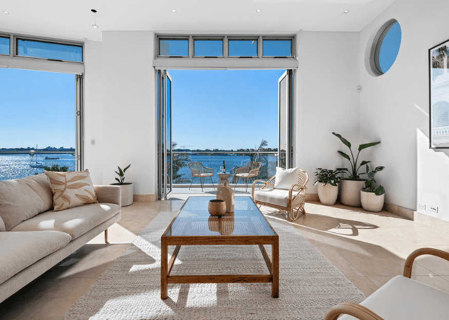 For sale Architectural, absolute waterfront home on Taren Point