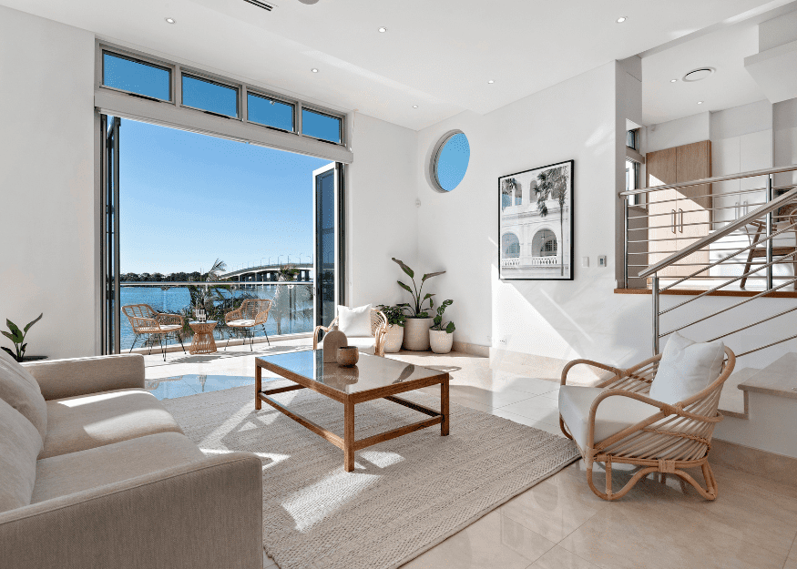 For sale Architectural, absolute waterfront home on Taren Point